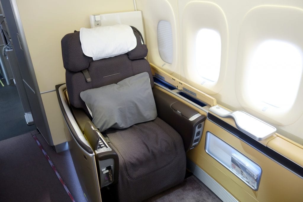 Lufthansa First Class, kabin