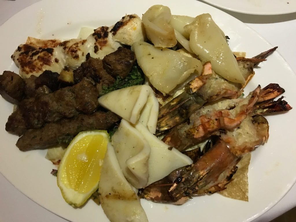 Grillat kött &amp; skaldjur, Park Hyatt Dubai