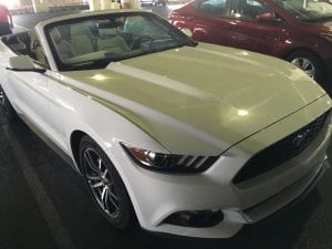 Ford Mustang i Los Angeles, hyrt via AVIS