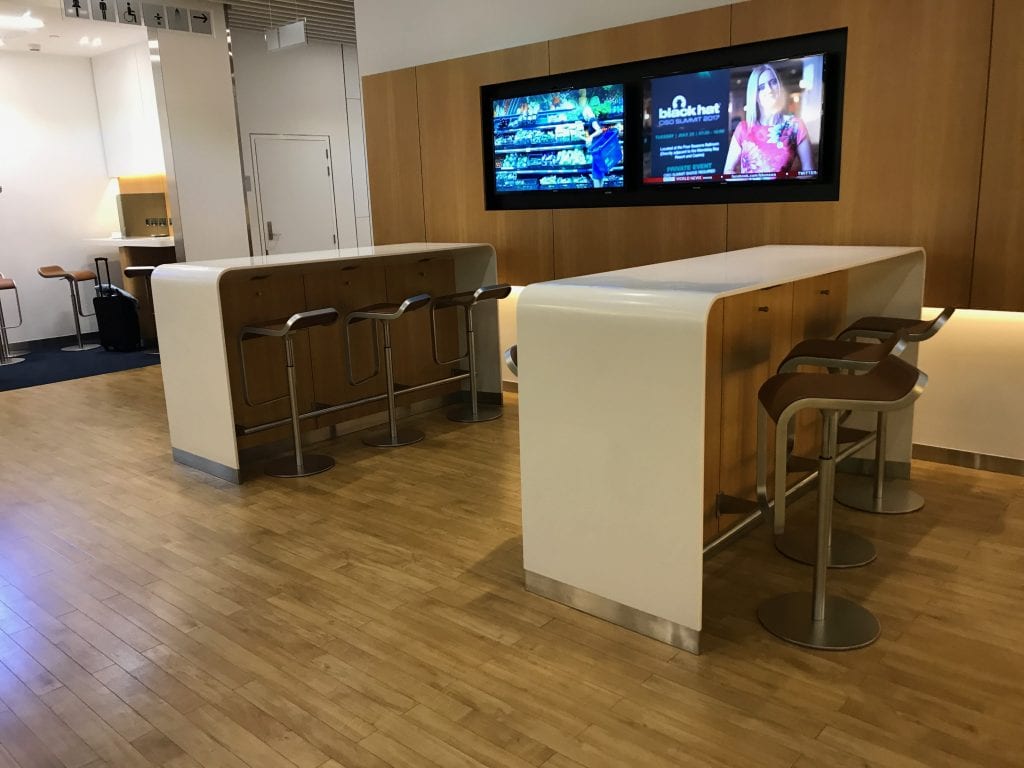 Inredning i Lufthansas Senator-lounge, Dubai