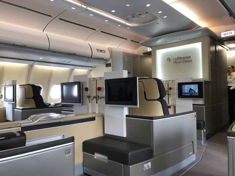 Lufthansas First Class ombord A330