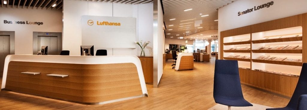 Som Platinum-medlem får du tillgång till Lufthansas lounger i Frankfurt & München